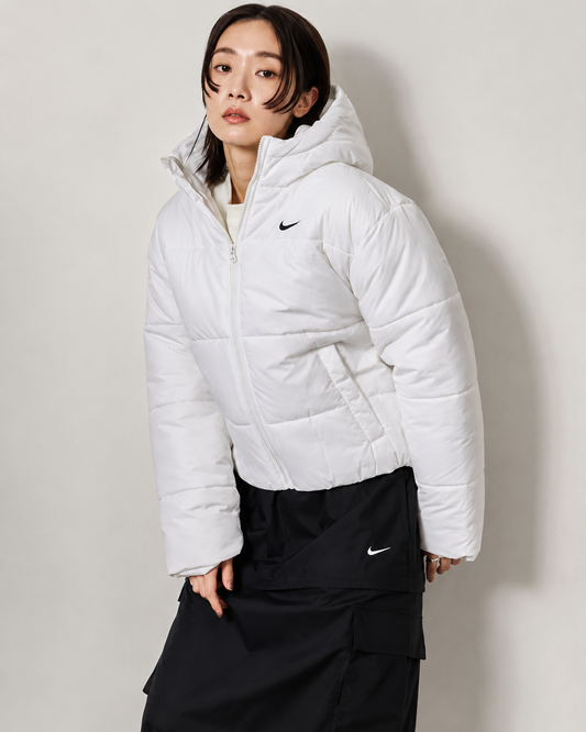 Nike Sportswear Classic Puffer Jacket – Pure White